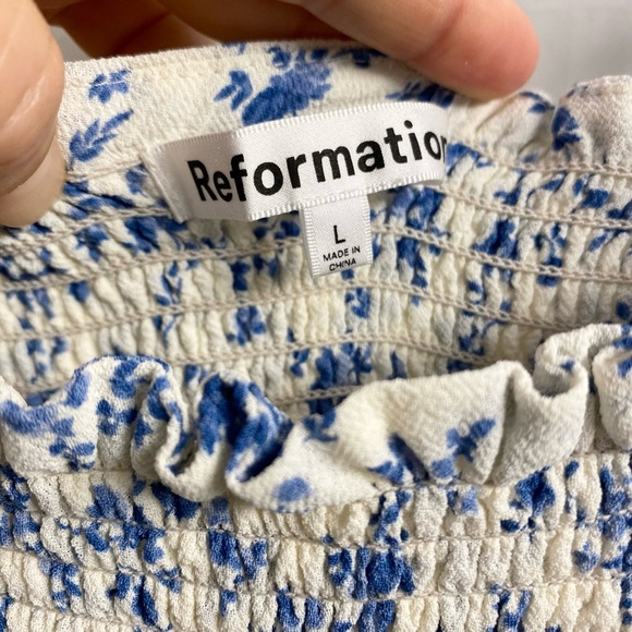 Reformation Floral Spaghetti Strap Dress - Picture 5 of 10